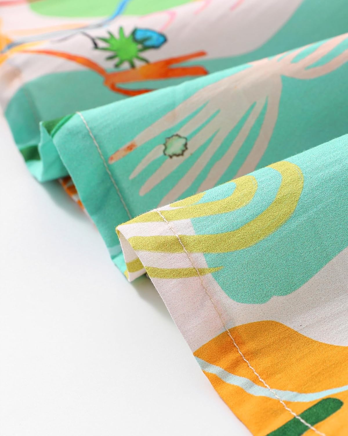 Girls Dress Summer Solid Cute Casual Kids Dresses Flutter Sleeve Swing Twirly Tween Sundress Beach Party Outfit 4-12Y - Image 6