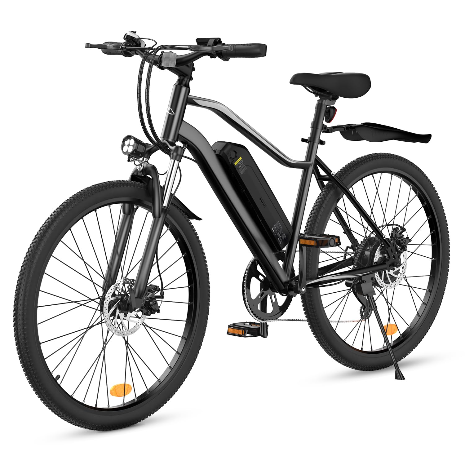 wawscote Electric Bike - 750WPeak Motor Electric Bicycle, 20MPH, 60 Miles, Removable Battery, Shock Absorber, 5 Speed E Bike, 26” Tire Commuter Electric Bicycle for Adults