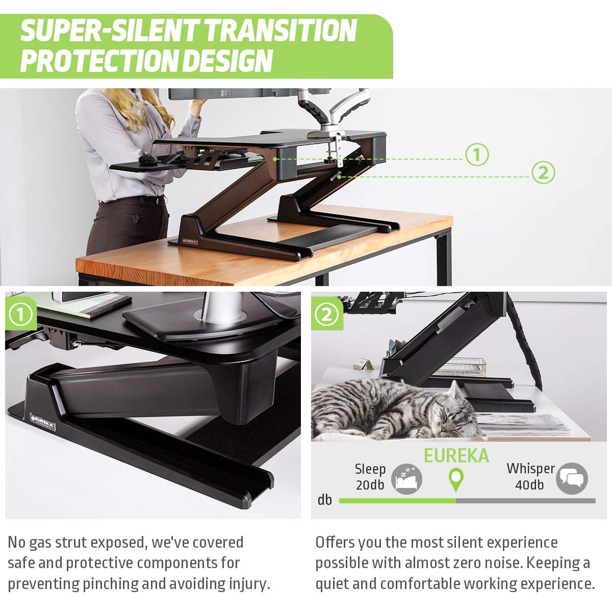 Buy EUREKA ERGONOMIC Standing Desk Height Adjustable SitStand Desk