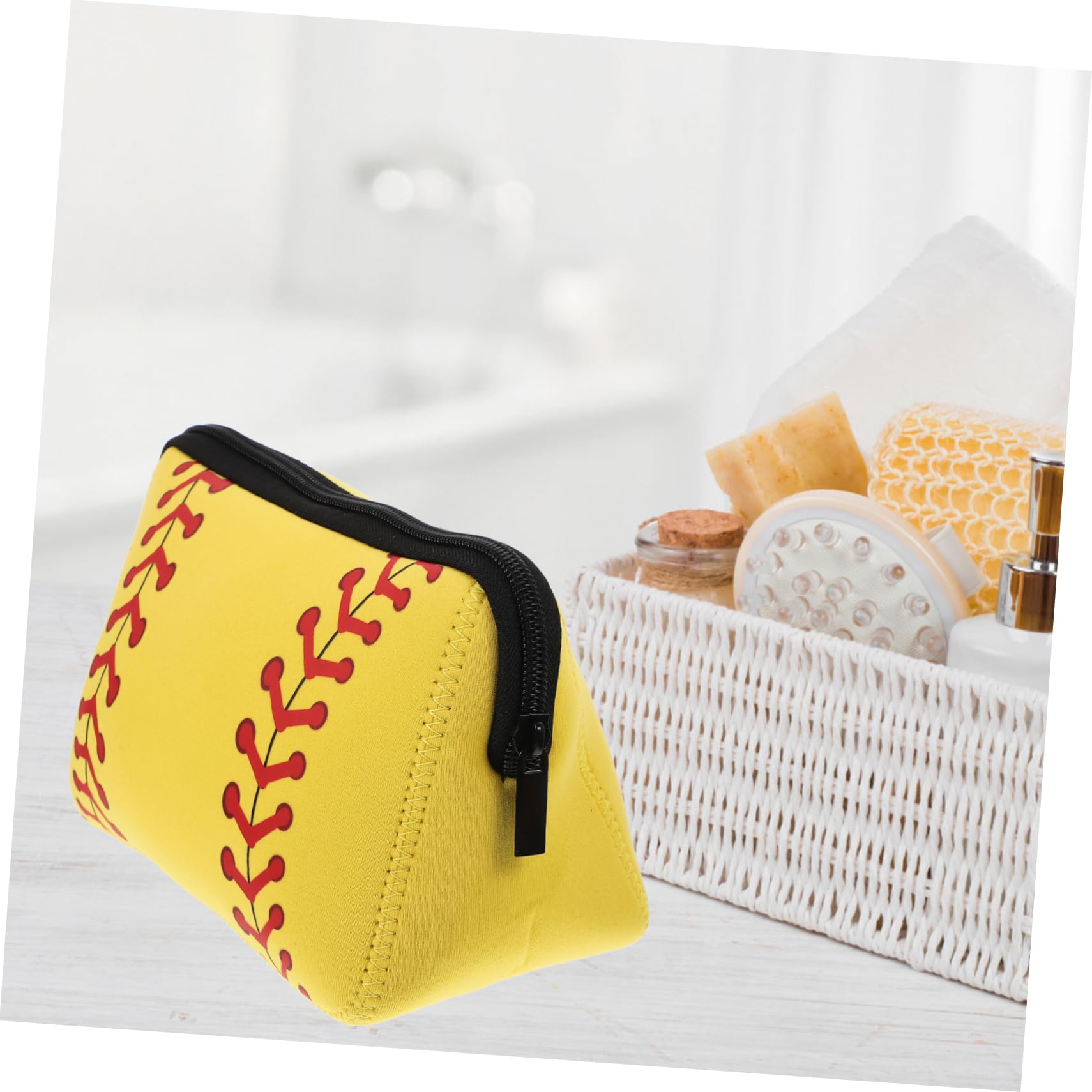 ABOOFAN 4stücke Portable Reisekosmetiktasche Aus Wasserdichtem Material Mit Praktischem Design Baseball-Make-up-Organizer Für Damen Und Herren Für Reisen Und Outdoor-aktivitäten
