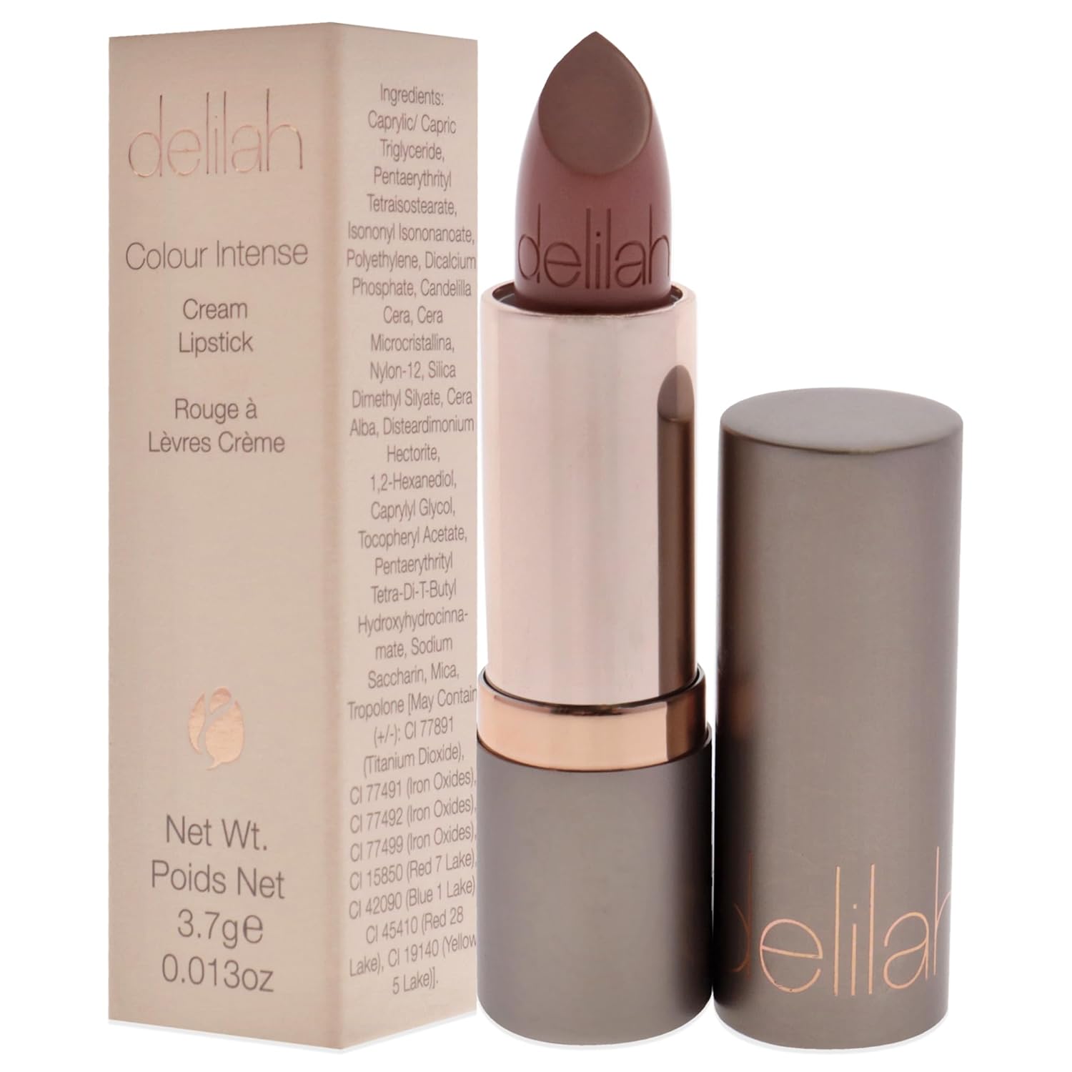 Delilah - Colour Intense Cream Lipstick - Whisper - Rich Pigmented - Long Lasting, Hydrating, Velvety Creamy Lipstick For Women - Silky Matte Finish - Infused with Vitamin E - Vegan - 3.7g / 0.13 Oz - Image 4