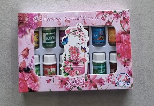 France Pure Natural Essential Oil SPA Set, 10 Bottles