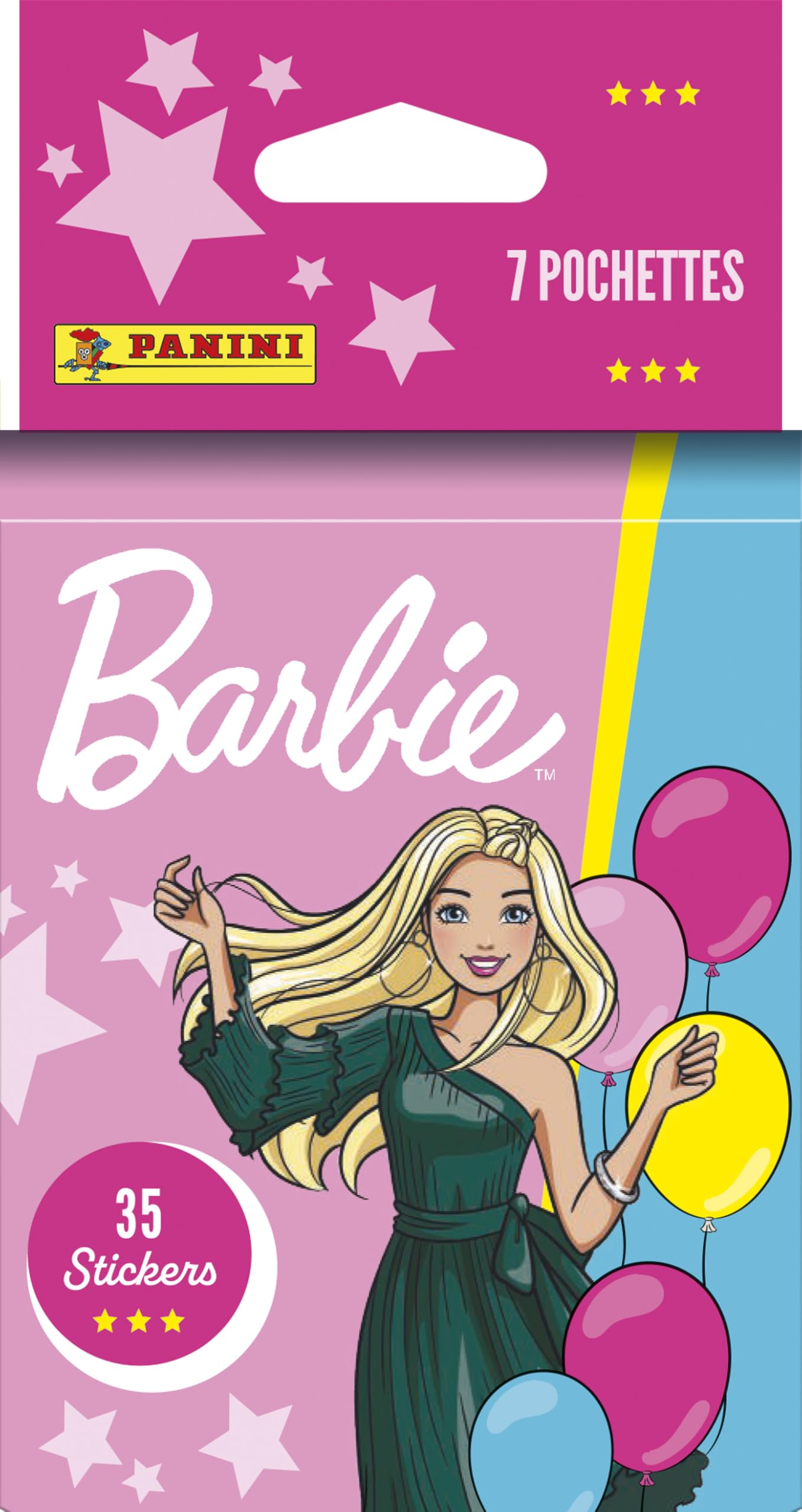 Panini Barbie 004873KBF7 65EME Birthday Blister Pack of 7 Envelopes