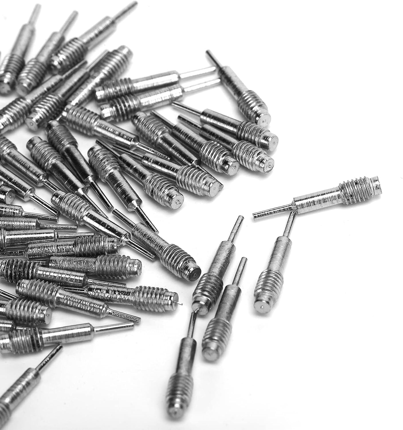 50 Pcs Watch Repair Tool Pin, Replacement Spare Tip, Watch Band Link Remover Tool Replacement Tips Watch Repairing Parts Accessory