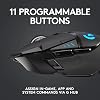 Logitech G502 Lightspeed Mouse Gaming Inalámbrico con Sensor Hero 25K, Compatible con PowerPlay, Pesos Ajustables y Lightsync RGB - Negro 4