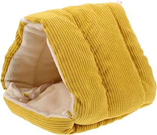 SUPVOX Winter Warm Bird Hammock Nest for Small Birds Soft Washable Hanging Tent Bed for Parakeet Canary Cockatiel Lovebird African Color Compact Cozy Sleeping Nest