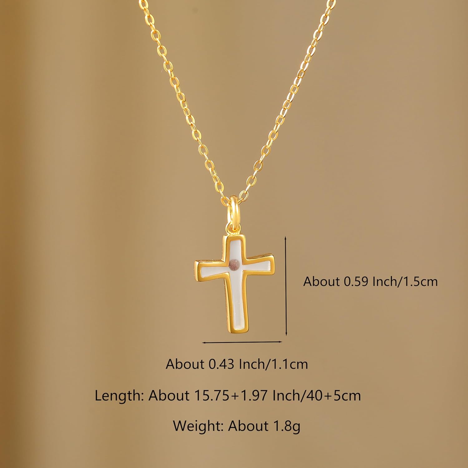 925 Sterling Silver Mountain Mustard Seed Necklace for Women Dainty 14k Gold Plated Pendant Necklace Graduation Necklaces Faith Jewelry Baptism Confirmation Religious Christian Gifts - Image 5