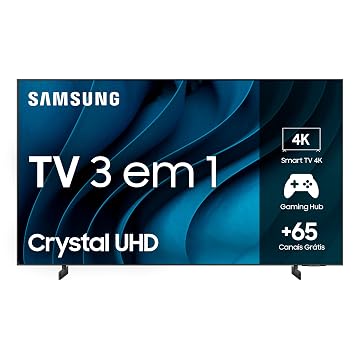 Samsung Smart TV Crystal 50" 4K UHD CU8000 - Alexa built in, Samsung Gaming Hub, Painel Dynamic Crystal Color