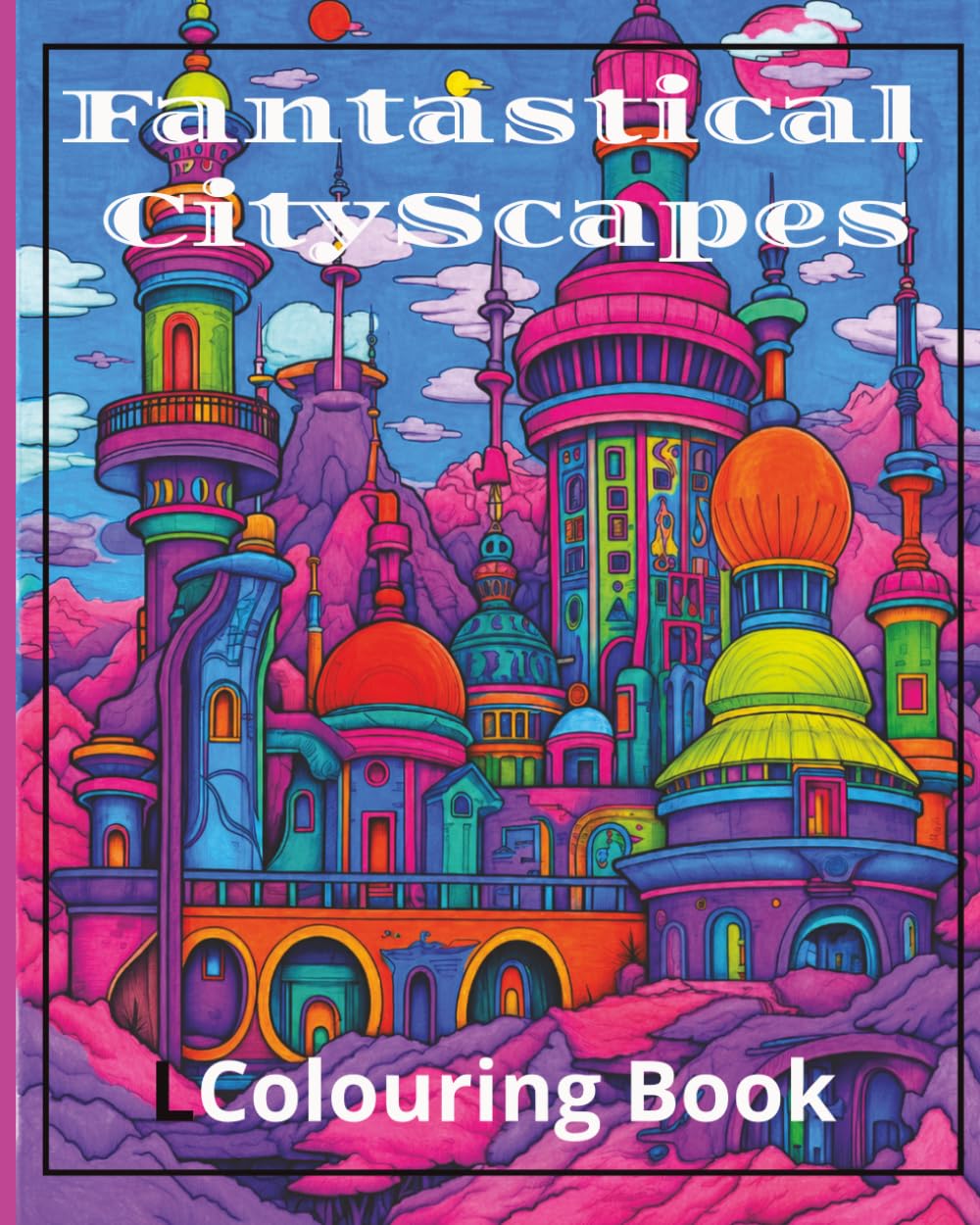 Fantastical CityScapes Colouring Book: Fantasy, sci-fi, futuristic, and magical architecture