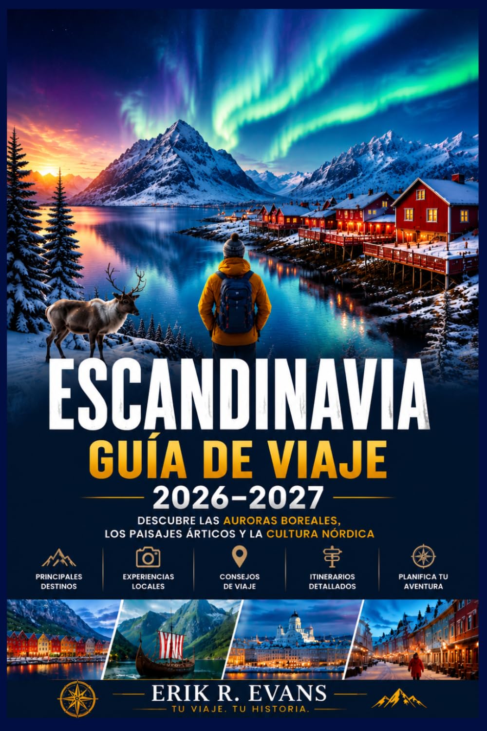ESCANDINAVIA GUÍA DE VIAJE 2026-2027: Planifica mejor tu viaje por Dinamarca, Noruega y Suecia con itinerarios flexibles, rutas panorámicas, ... cultural y consejos para ahorrar dinero.