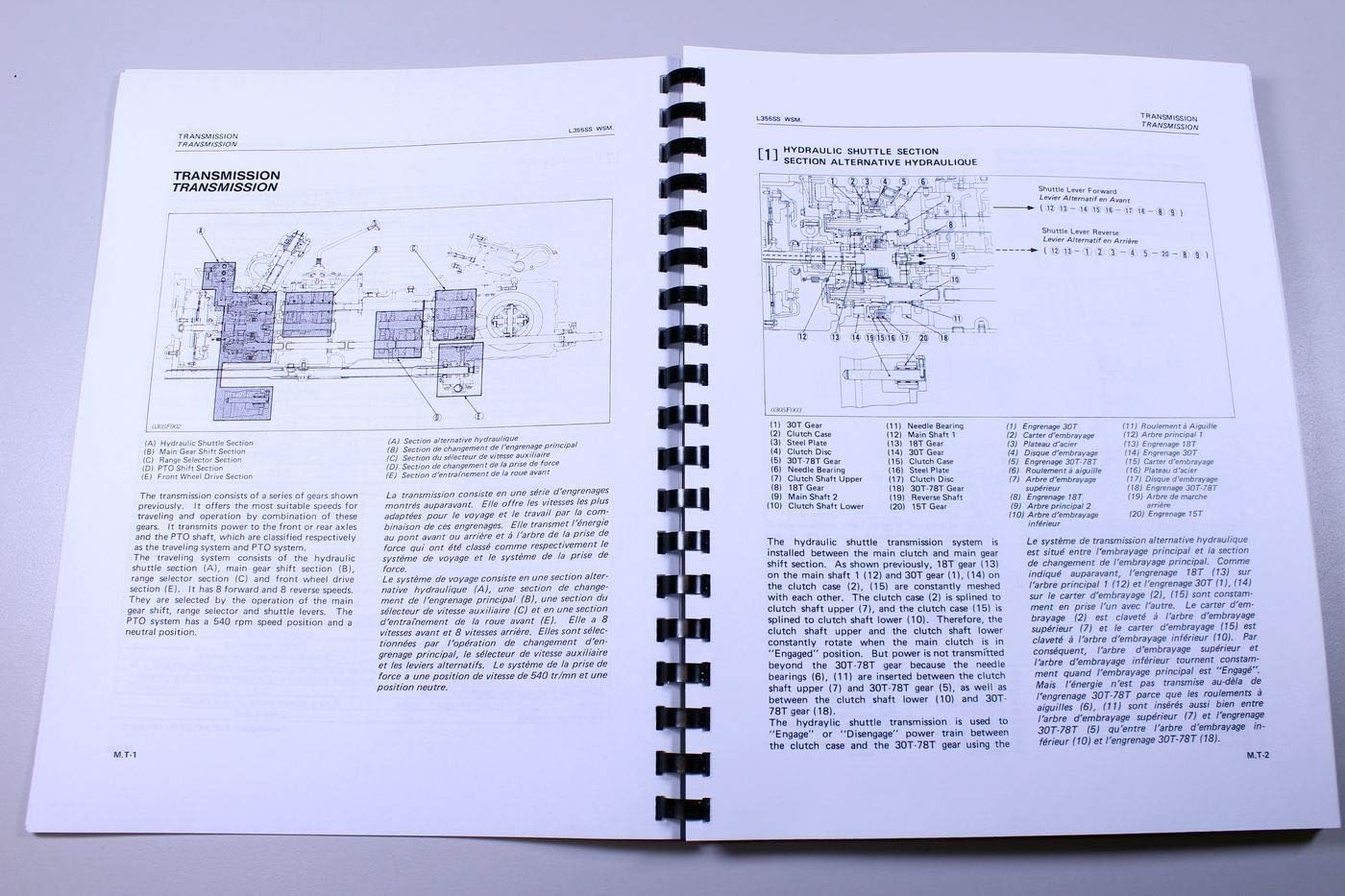 Workshop Service Manual for Kubota L355SS Tractor Repair Shop Book Overhaul