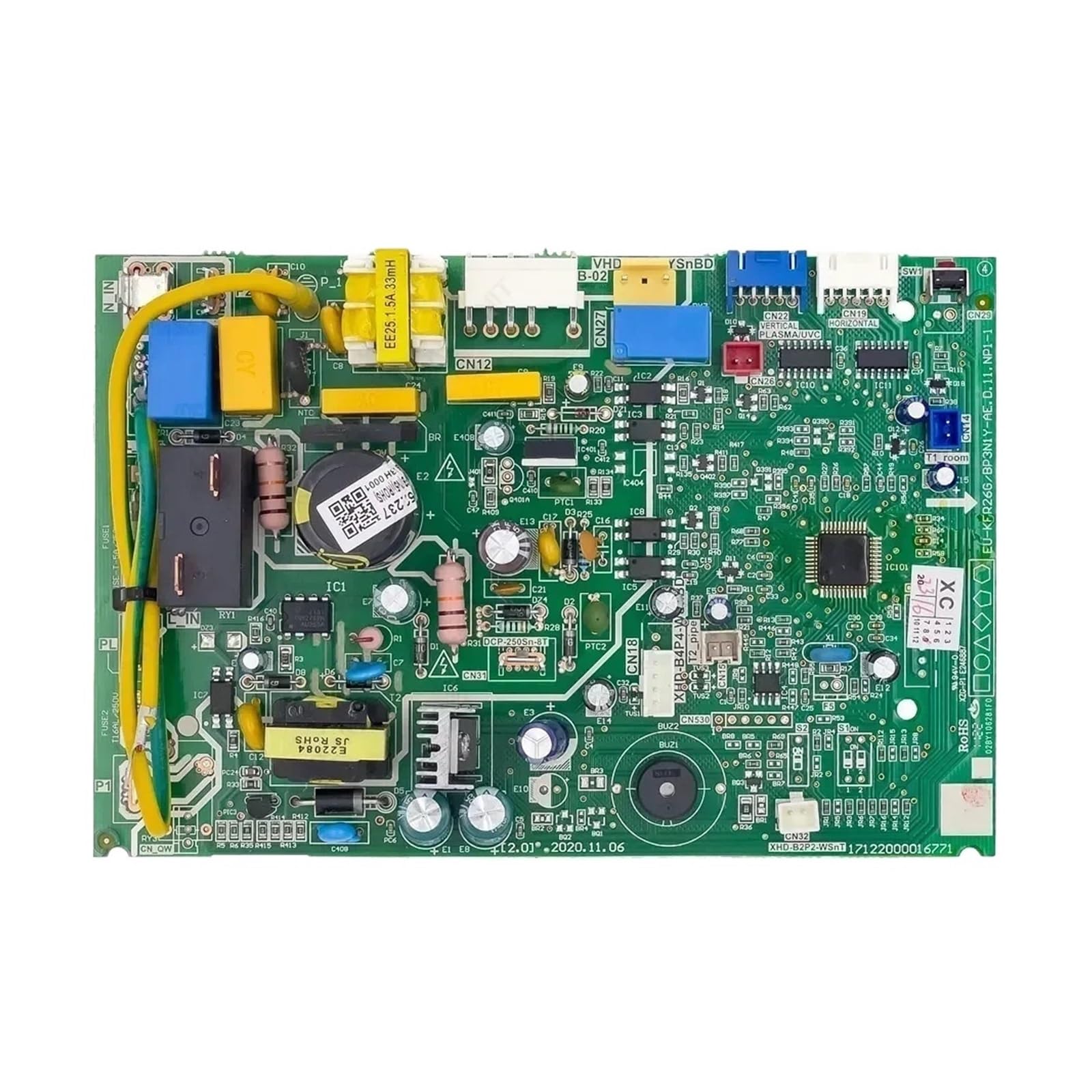 Duaeanxi Type A Used For Air Conditioner Indoor Unit Control Board Eu-Kfr26g/Bp3n1y-Ae.d.11.np1-1 Pcb 17122000016771 Conditioning Parts(Type A)