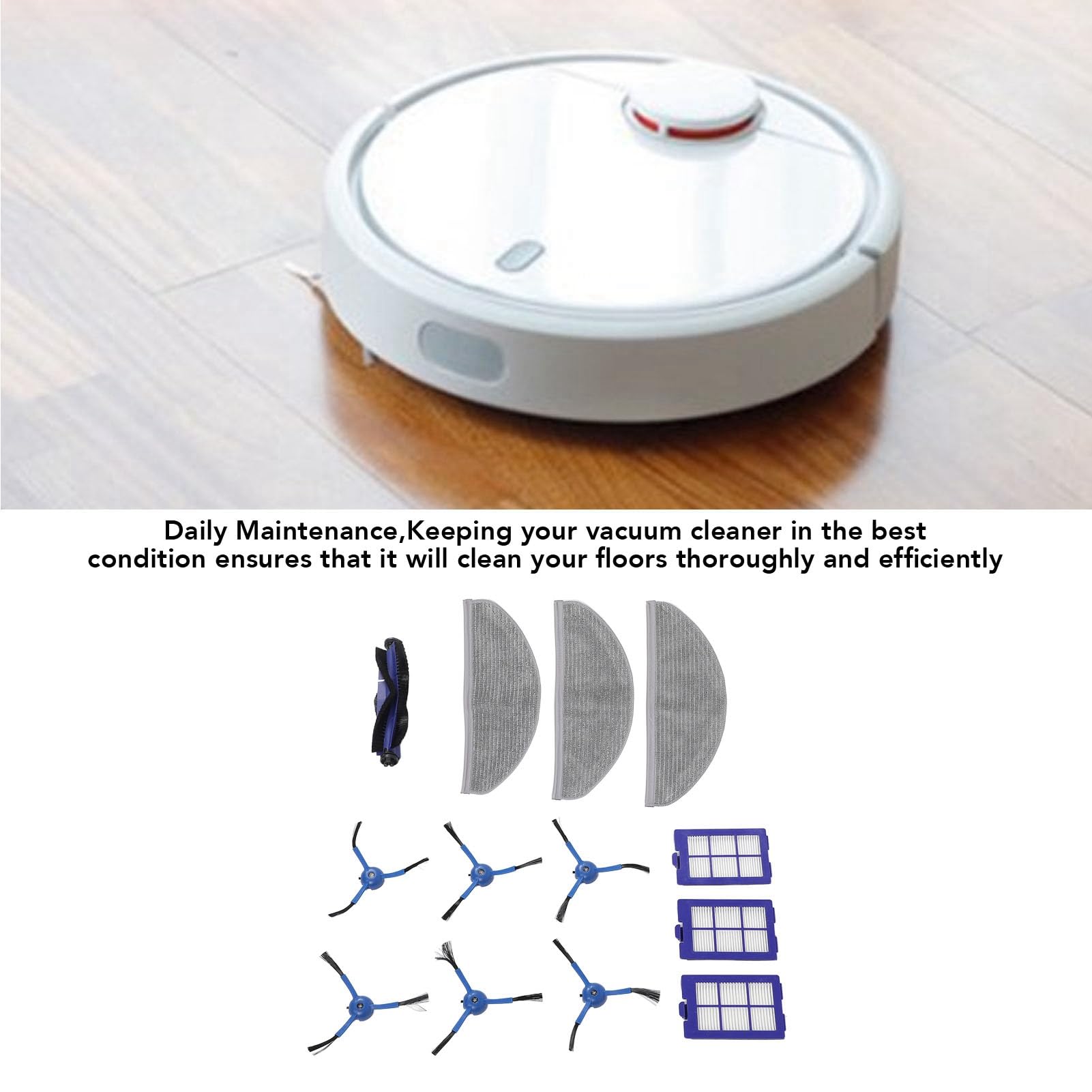 Kit di accessori la sostituzione dell'aspirapolvere , 6 spazzole RoboVac X8