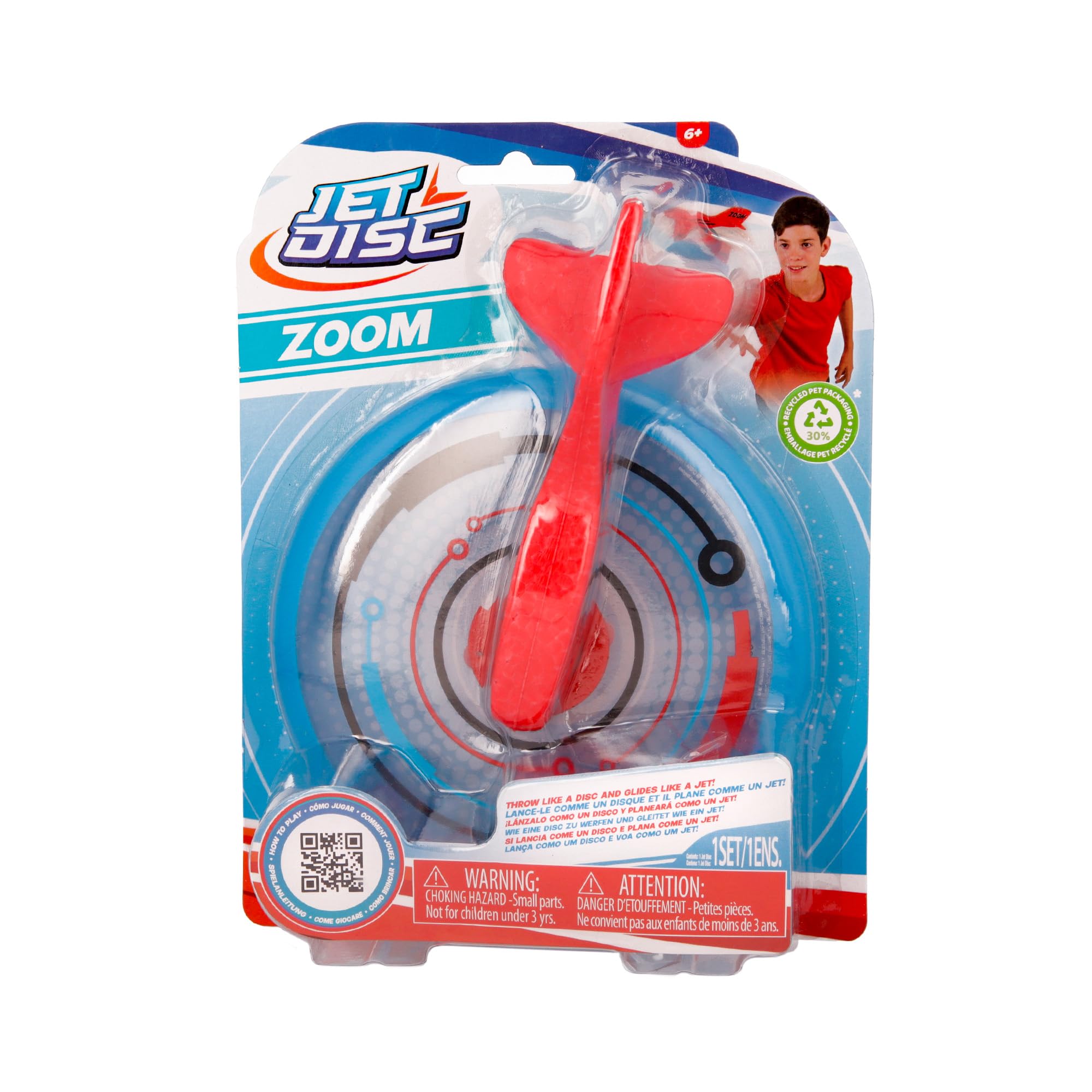 Zoom Violeta, Divertido Juego al Aire Libre, Lánzalo como un Disco y Observa cómo Planea por el Cielo como un Avión, Juguete para Niños y Niñas a Partir de 6 Años en Adelante — view 8