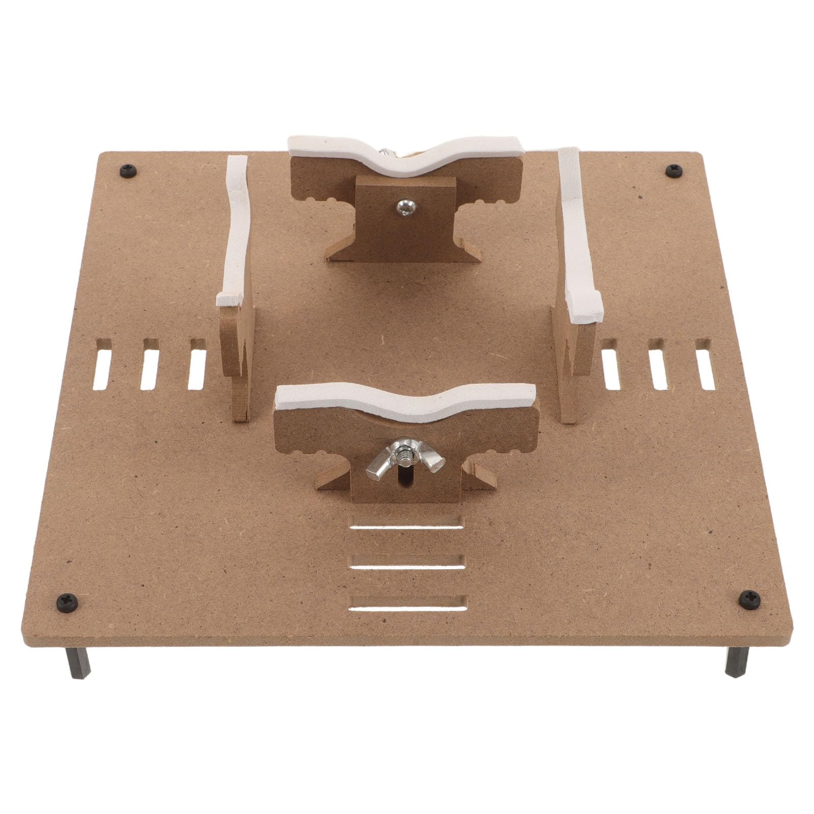 YARNOW Model Ship and Modular Quick-Release Structure Building Stand Sturdy Base Metal and Wood Construction for Precision Airbrushing and Improved Efficiency for Decks and Hulls