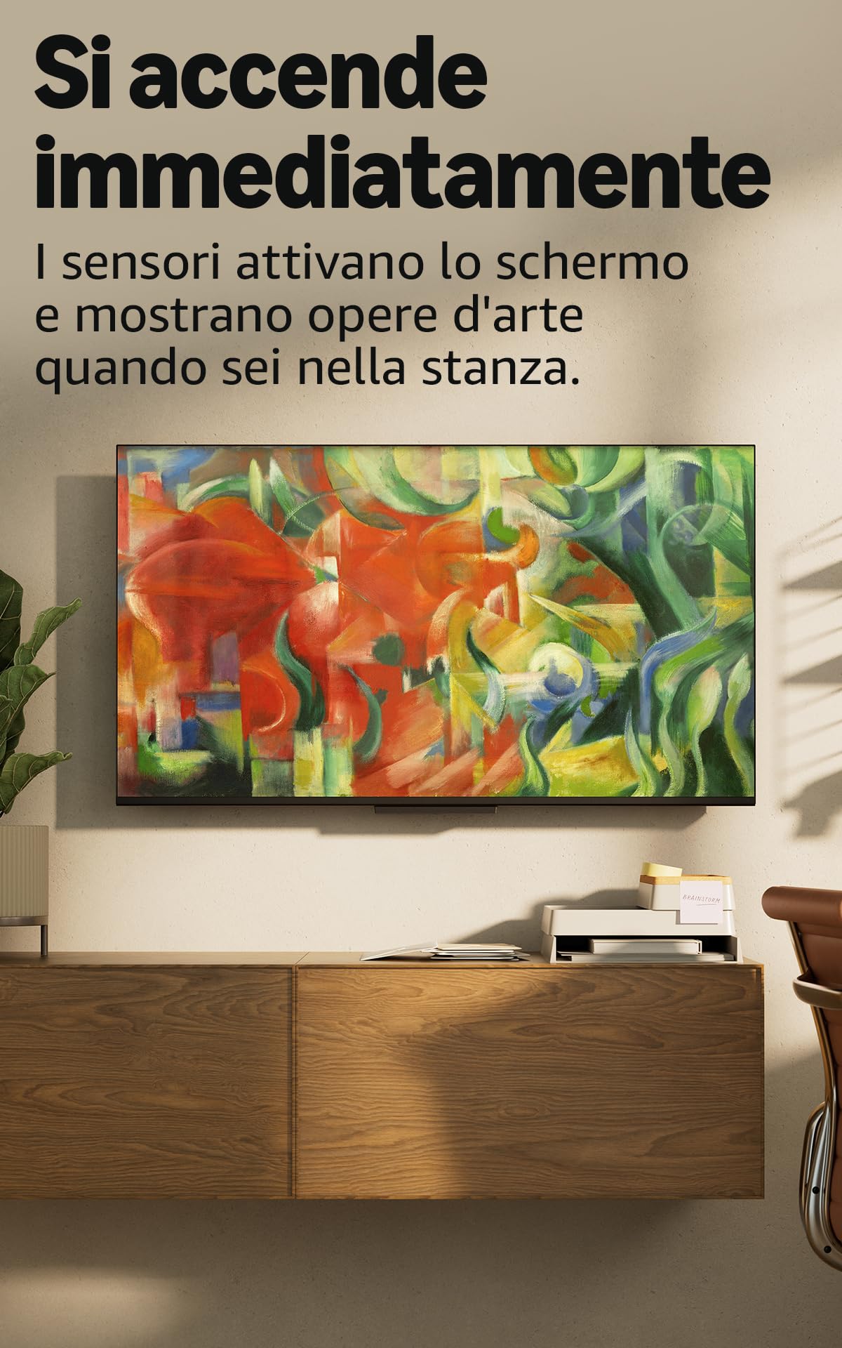 Amazon Ember Serie 2 da 40" con Fire TV (ultimo modello), smart TV HD con Telecomando vocale Alexa | Enhanced Edition, streaming veloce, Dolby Audio, modalità ambiente, TV in diretta gratuita - 3