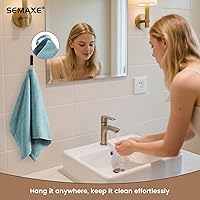 Vista 21 de SEMAXE Juego de 12 toallas de 100% algodón, 13 × 13 pulgadas, toallas suaves amarillas para la cara – súper absorbentes y de secado rápido, paño