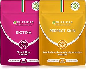 Pack Tan & Beauty | Biotin + Perfect Skin | Skin, Hair and Nails | Nutrimea