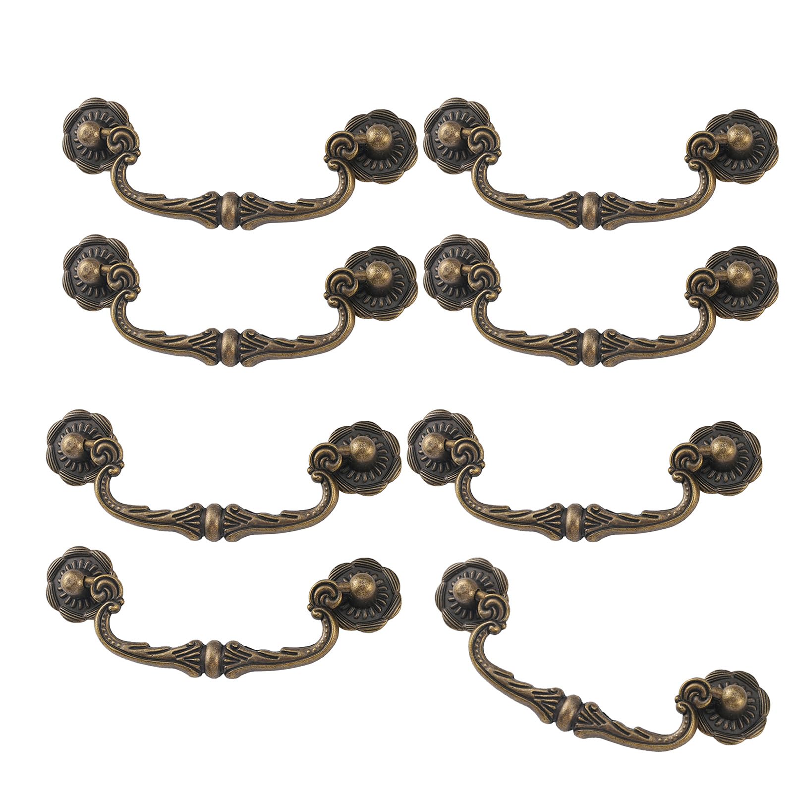 Poignées de tiroir bronze motif traditionnel pour ambiance asiatique salon