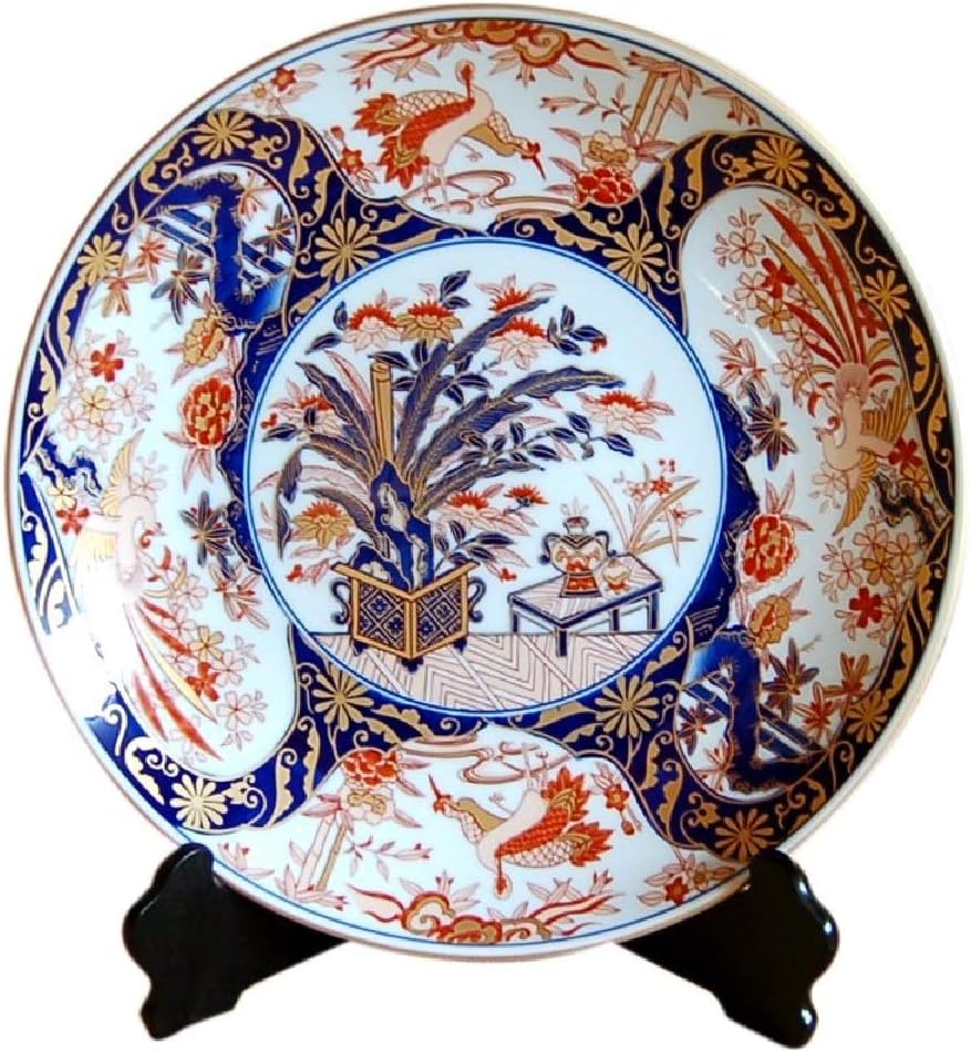 大聖寺伊万里 古伊万里 伊万里 中皿 7寸皿 蔵出し 5客 工芸品 古