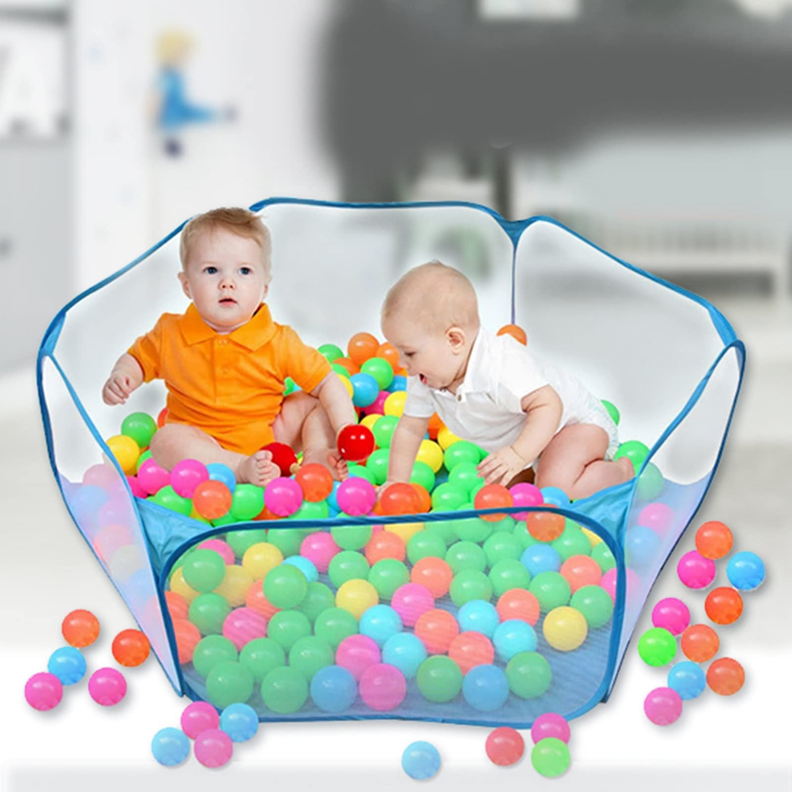 Pieghevole Portatile da Gioco per Bambini Pool Tent per Ocean Balls Bambini Ball Pit Pool Gioco Tenda Giocattolo per Bambini per Giocare All'aperto