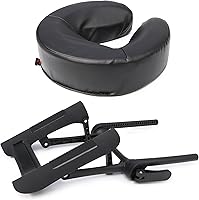 Vista 1 de Master Massage Cuna facial, media luna, negro