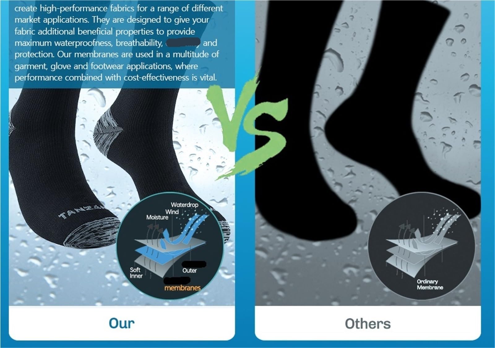 Wasserdichte Socken Männer Wasserdichte Socken Trekking Reiten Ski Radfahren Camping Angeln Wandern Sport Schnee Warme Thermo Winter Socke FüR Wie Laufen