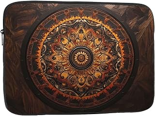 Huge Round Turntable Printed 13 inch Laptop Case, Business/Office Commuter Laptop Case