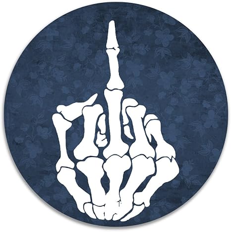 Amazon カミシ Kamici 玄関 マット 丸々 ファック 死神 指 イラスト クッション 出入り口 滑りズレ防止 White 玄関マット オンライン通販