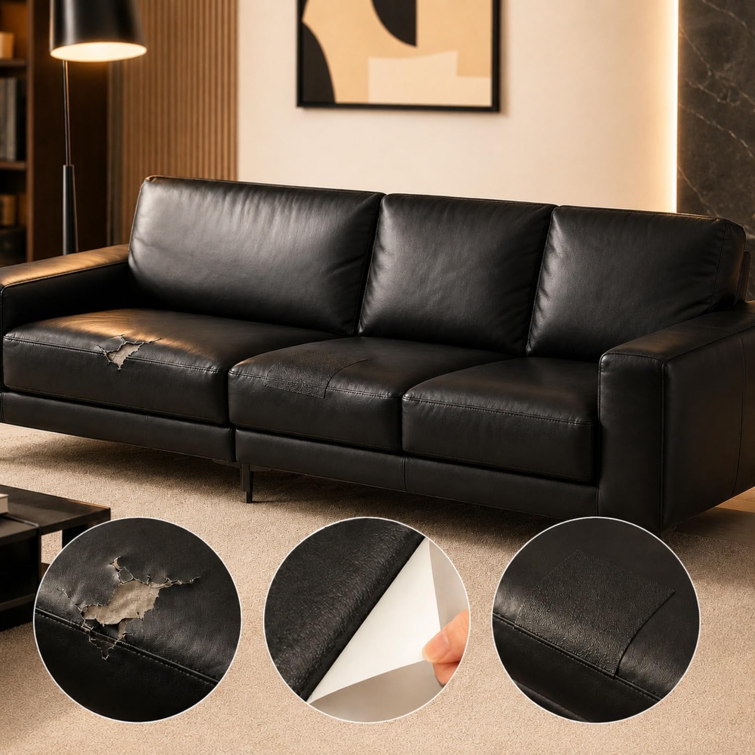 Self Adhesive Leather Repair Patch, Leather Repair Patch for Couch
