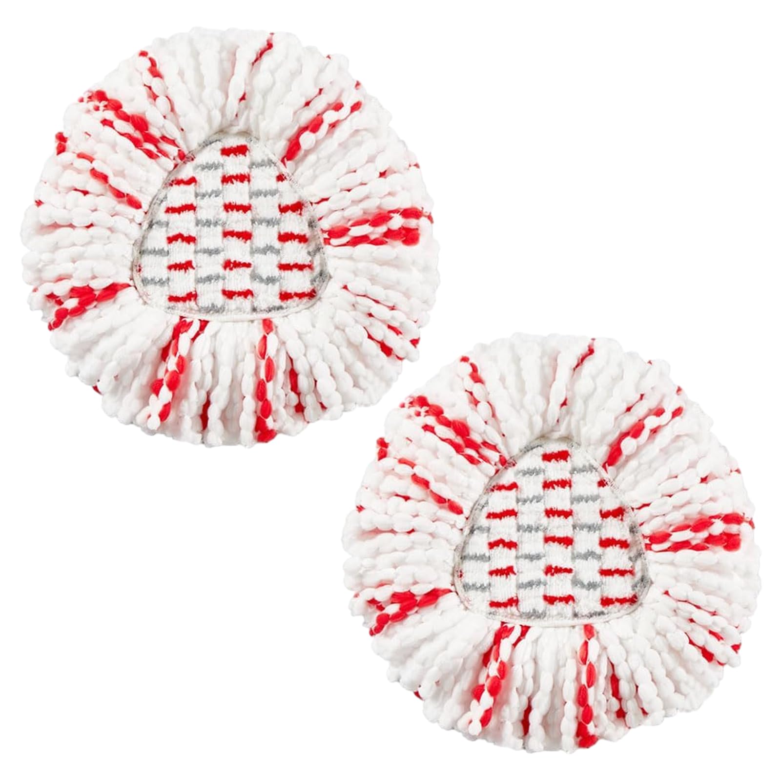 4 Pack Compatible with Spin-Mop-Replacement-Head Easy-Wring 1 Tank System Thicken Triangle Microfiber Spin Mop Head Replacement Refills, Deep Cleaning Floor Mop Head