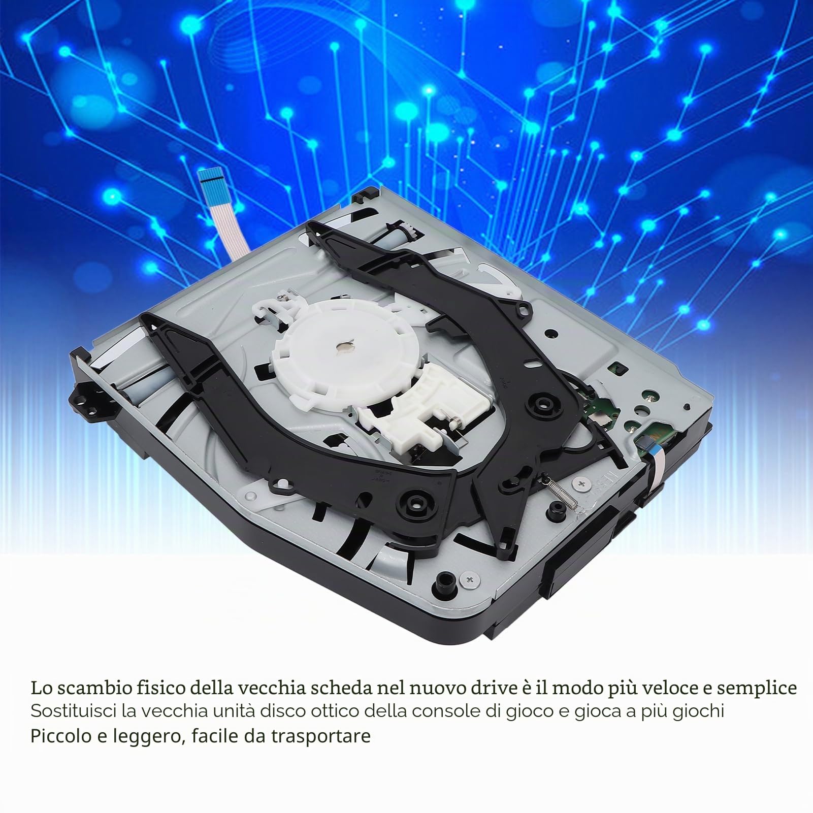 Per Unità DVD Pro, Unità Ottica Portatile Semplice e Compatta, Unità DVD Blu-ray Sostitutiva, per Console di Gioco Pro CUH‑7015A CUH‑7015B CUH‑7000