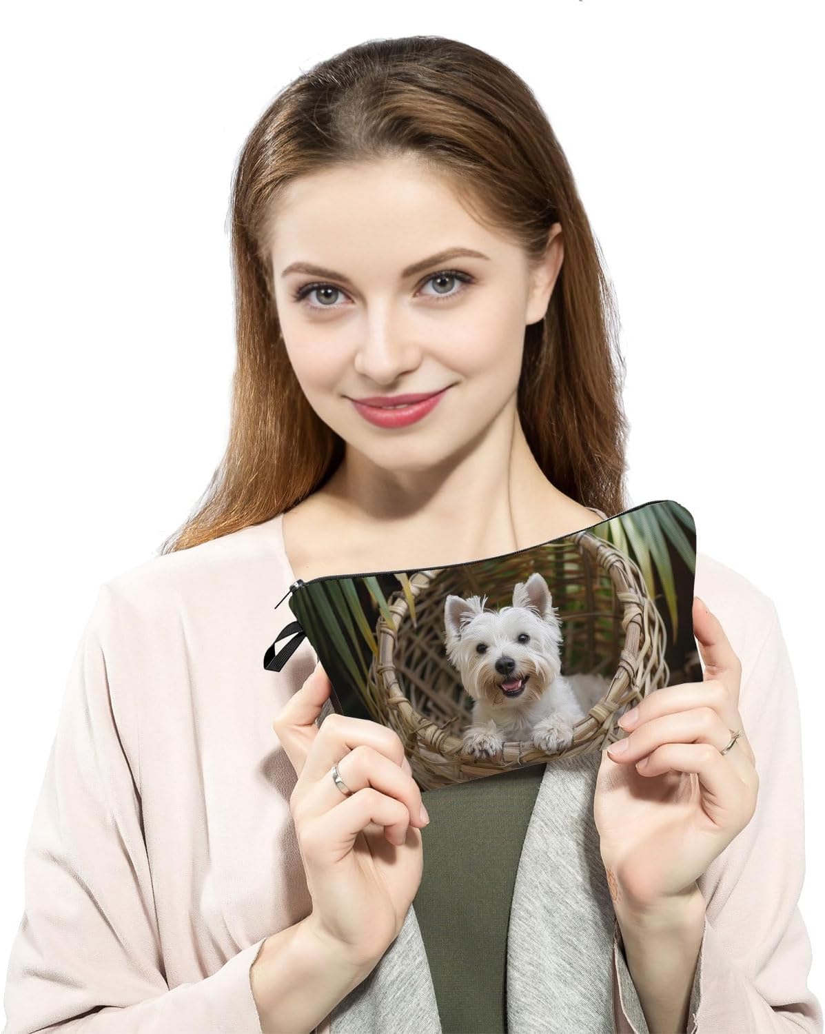 West Highland White Terrier Print Small Cosmetic Bag image 3