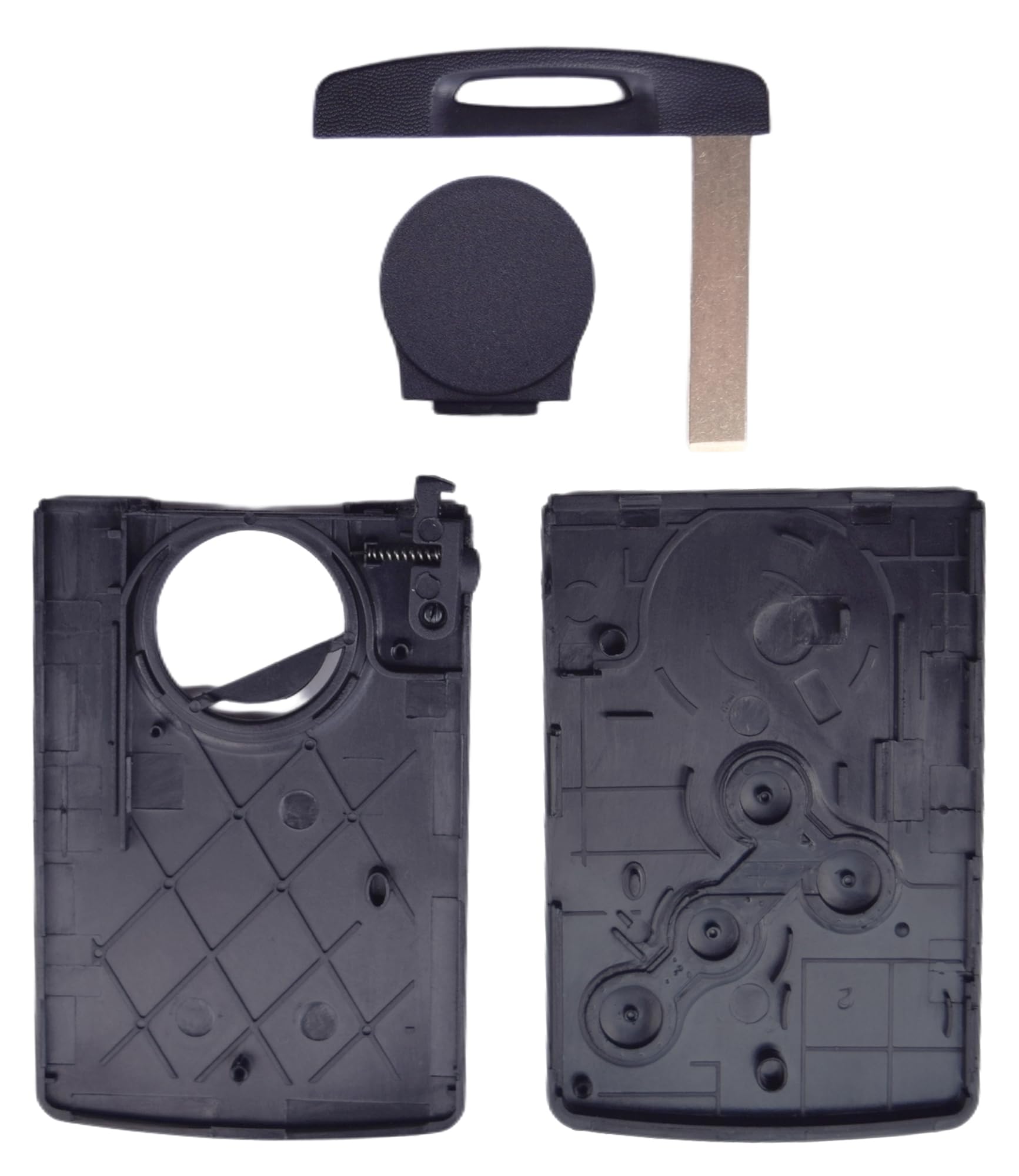 Clé Carte Complète Electronique à Programmer Compatible avec Renault Clio 4 (2009-2015) Captur (2013-2019) Puce 433MHz PCF7953/4A