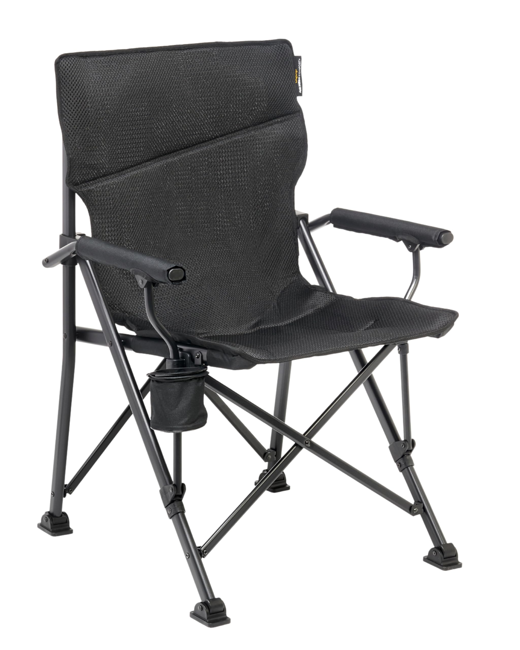 rocktrail klapp-campingstuhl Uquip Campingstuhl Roxy air mesh I faltbarer Klappstuhl mit 120 kg Traglast I kompakter Faltstuhl aus Stahl & Polyester I klappbarer Outdoor-Stuhl für Camping, Strand, Angeln, Garten & Festivals Küche 