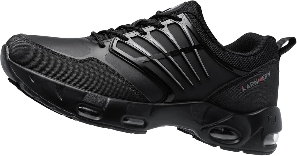 LARNMERN Men Non Slip Work Waterproof Shoes Comfortable Kitchen Footwear Chef Food Service Restaurant Sneakers Zapatos Antideslizantes para Hombres