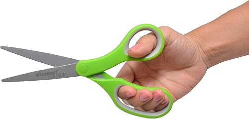 Miniatura 3 de Westcott KleenCut - Tijeras de titanio de 8 pulgadas con mango ergonómico duradero (paquete de 4)