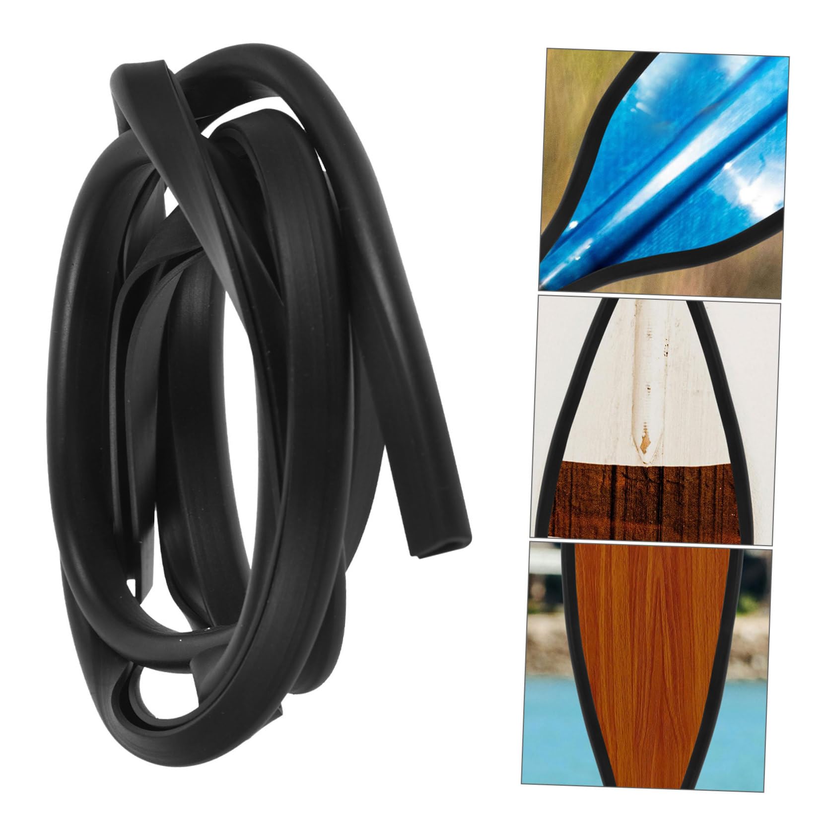 Mipcase 2pcs Paddle Board Patch Protective Paddle Edge Strip Lightweight Stylish PVC Tape
