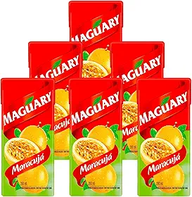 Maguary, Suco Maguary de Maracujá Caixa 200ml 6 Unidades