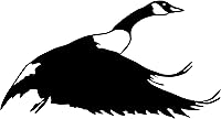 Vista 1 de Waterfowldecals Calcomanía de caza de ganso para decoración de pared 2006 (mediano, negro)