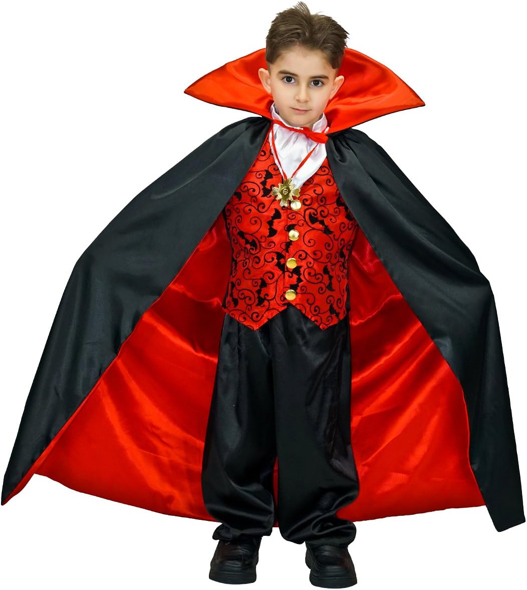 Chlidren Deluxe Gothic Vampire Costumes - Image 2