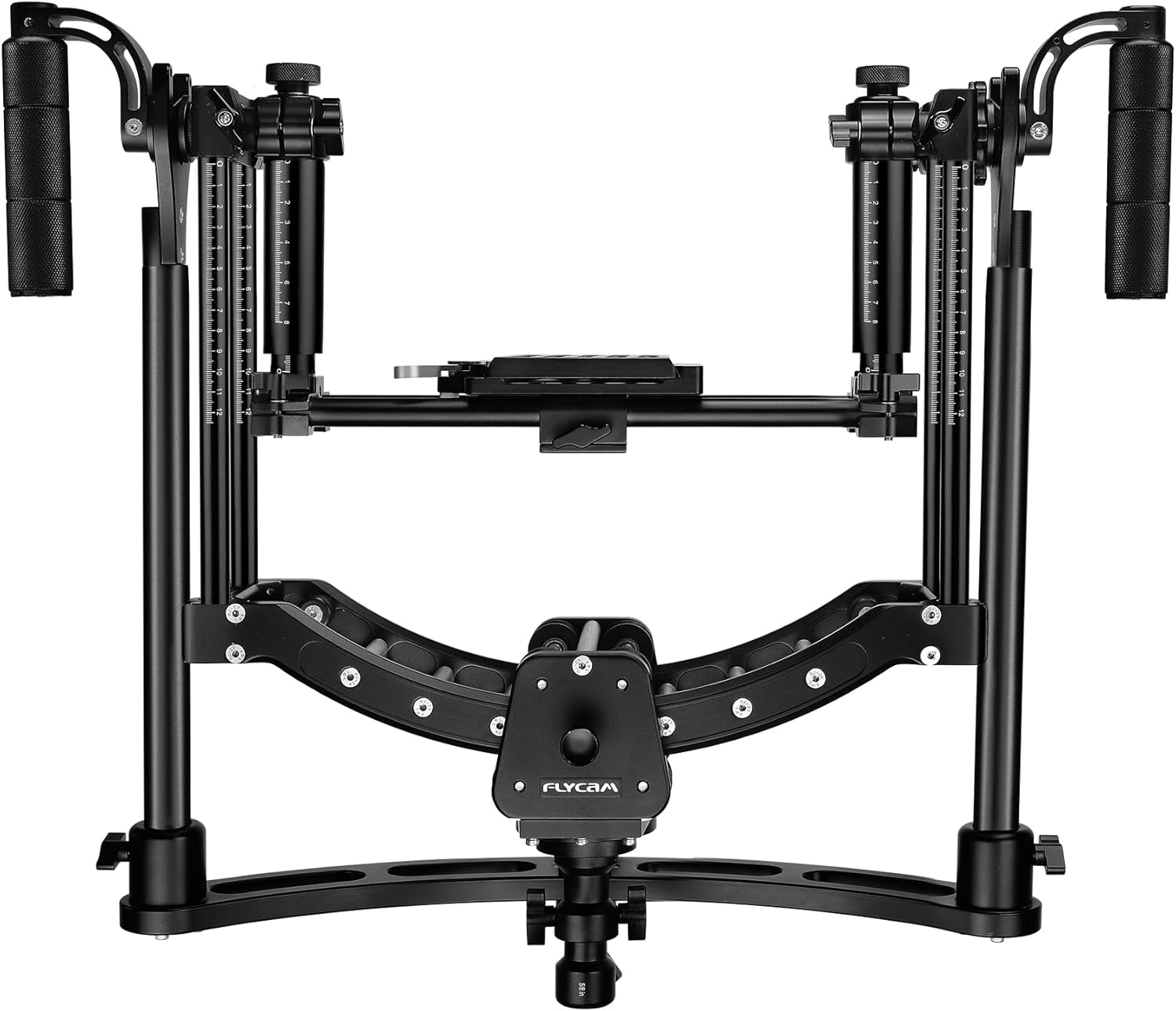 FLYCAM Equator 3-Axis Handheld Camera Gimbal Stabilizer for C-Stands, Vista-II Arm Vest, Flowline Rigs. 360° Panning, 90° Tilting & 25° Rolling Range. Payload 35kg/77lb