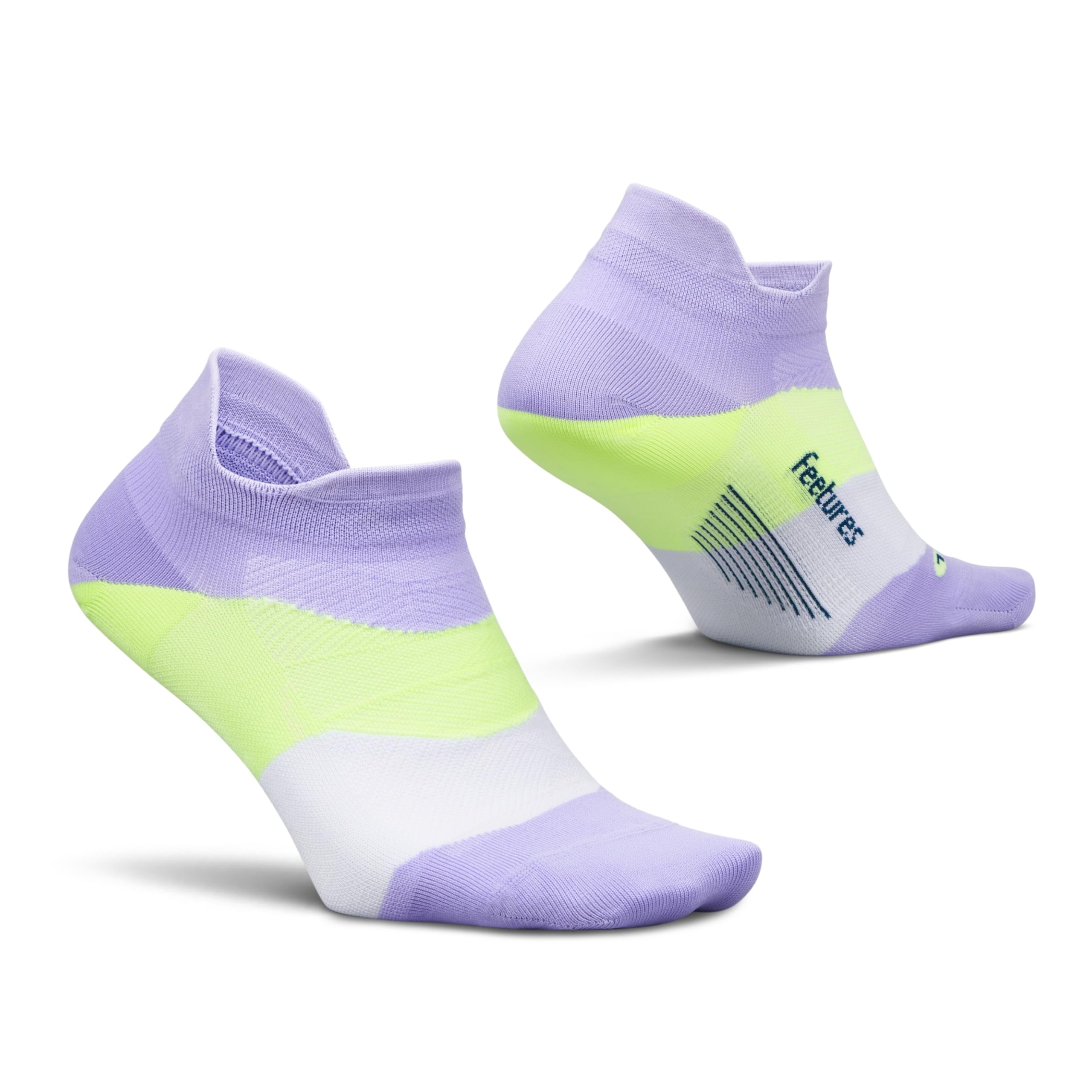 Feetures Elite Ultra Light No Show Tab Ankle Socks - Sport Sock with Targeted Compression