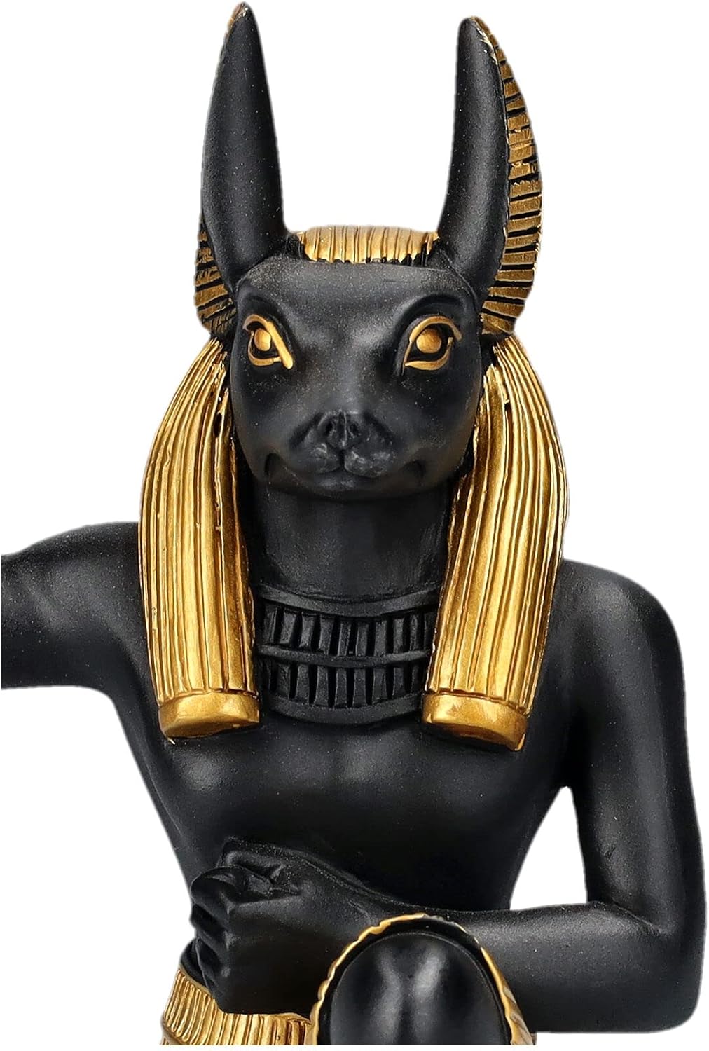 Pacific Giftware Anubis Candle Holder, 7-inch Height, Resin, Table Decoration
