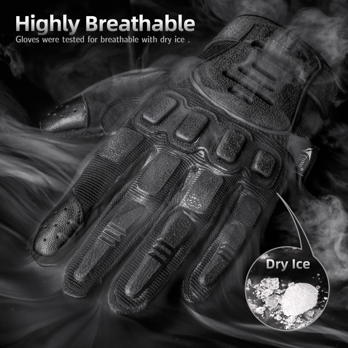 Zune Lotoo Gants de Moto Noir, Gants Tactique Militaire sans Doigts pour Homme, Gant Airsoft Demi-Doigts Respirants et Absorbant Les Chocs pour Airsoft Paintball Course Cyclisme Motocross