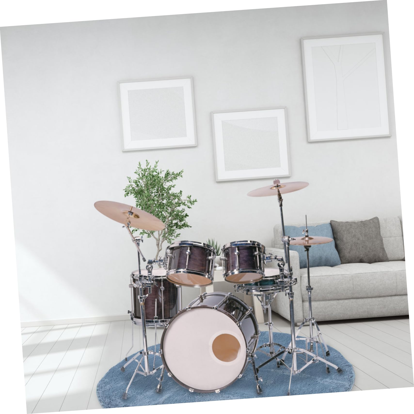 BESPORTBLE Tappeti Fonoassorbenti in Materiale Di Pannello Acustico Per Decorazioni Di Interni Tappetino Antiscivolo Per Casa Negozio Ristorante