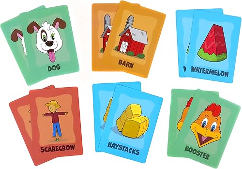 Miniatura 6 de Regal Bingo - Slap It, Old Maid, Farm Match Combo Game Pack - Divertidos juegos de cartas familiares - Emparejar y reaccionar - Ideal para 2-4