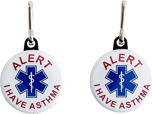 Miniatura 8 de Secure ID - Botón dependiente de insulina diabética tipo I con clip a presión, botón de alerta de vida, botón de identificación médica para