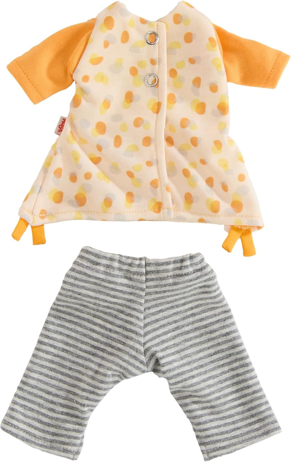 HABA Summer Feeling 2-Piece Outfit with Dress and Leggings for 30 cm Dolls Fabric Clothes for Dolls from 18 Months Washable at 30 °C 2011861001