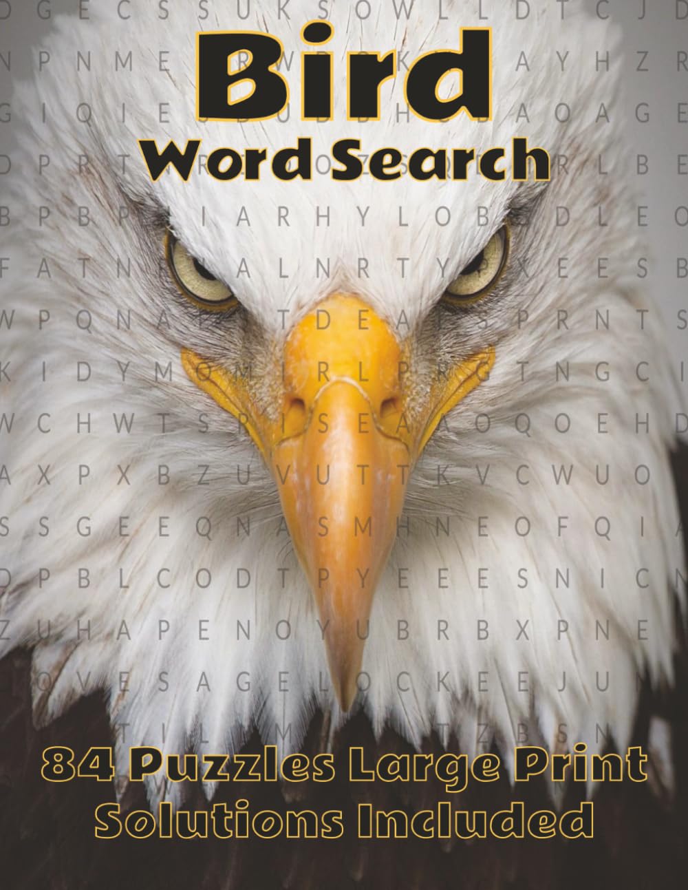 Bird Word Search: A Word Find Puzzle Book of Birds